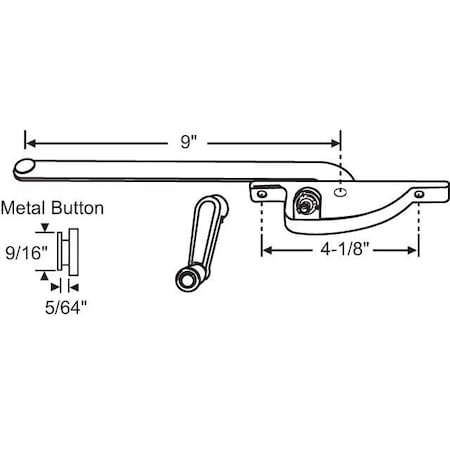 Strybuc Casement Operator Assembly 36-118